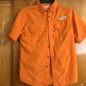 Magellan orange fishing shirt